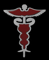 Medical Symbol Metallic Emblem